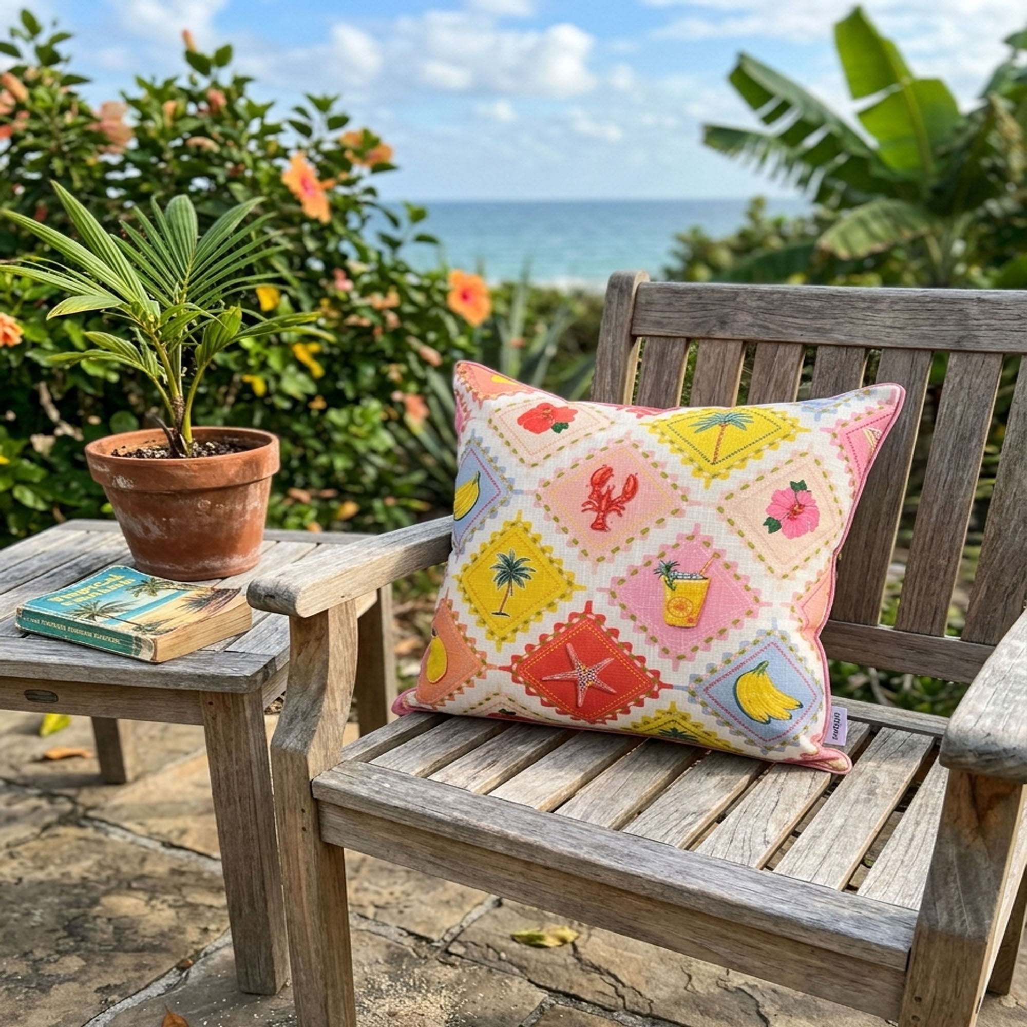 Outdoor Pillows, Weather Resistant (Set of 2) - Multi