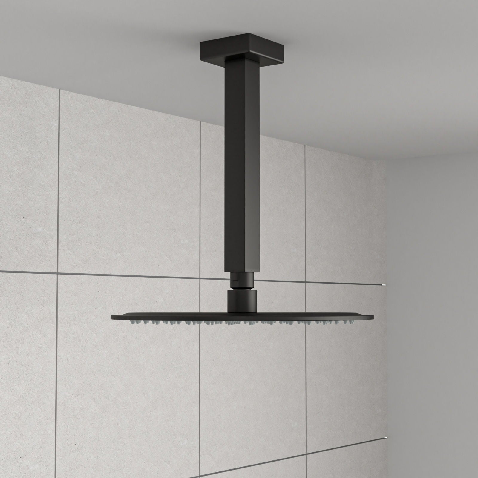 Premium 8" Ceiling Mounted Shower Arm With Flange