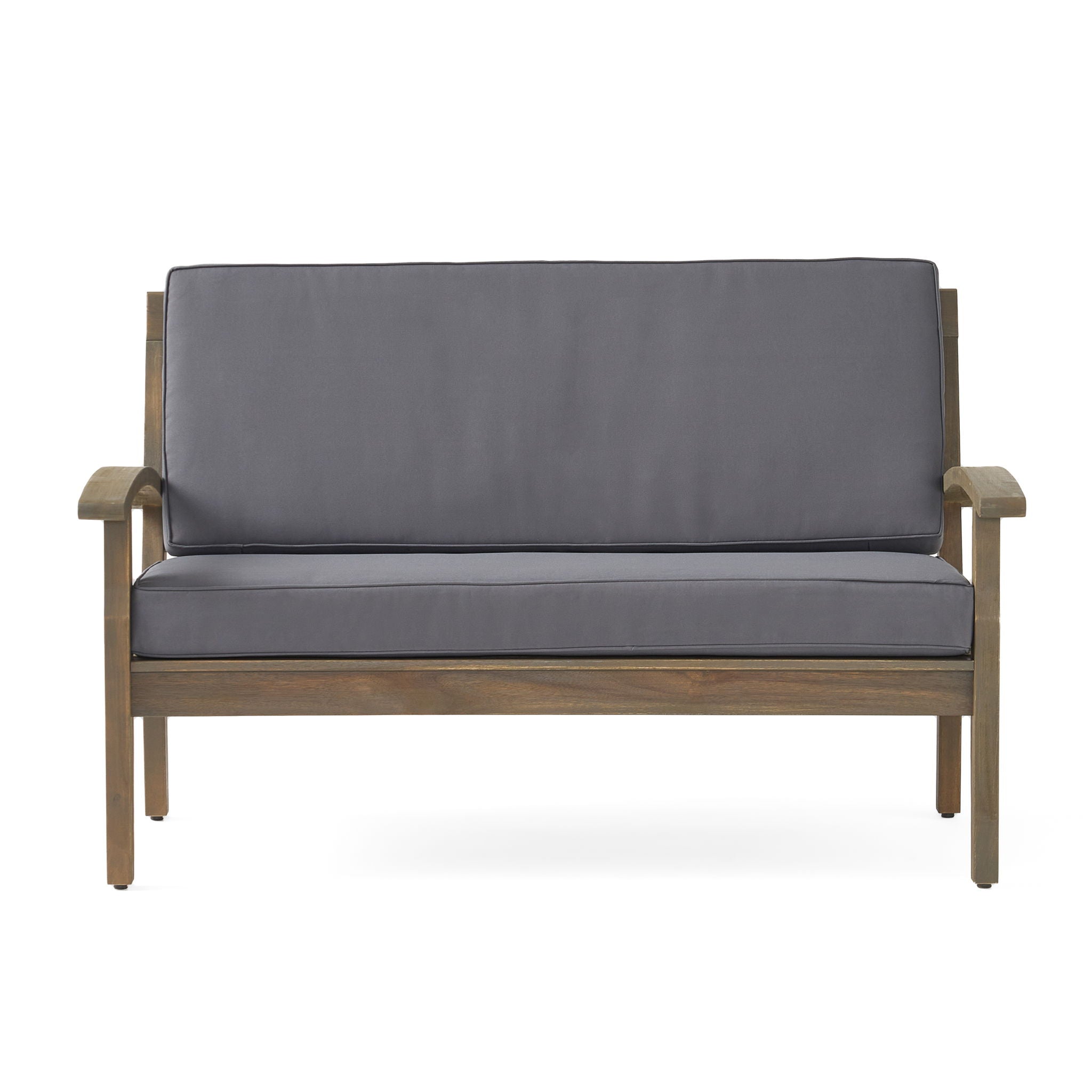 Outdoor Chat Set With Coffee Table And Loveseat