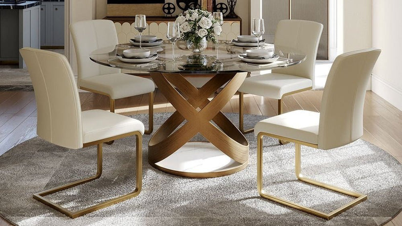 Sami 51" Modern Glass Table