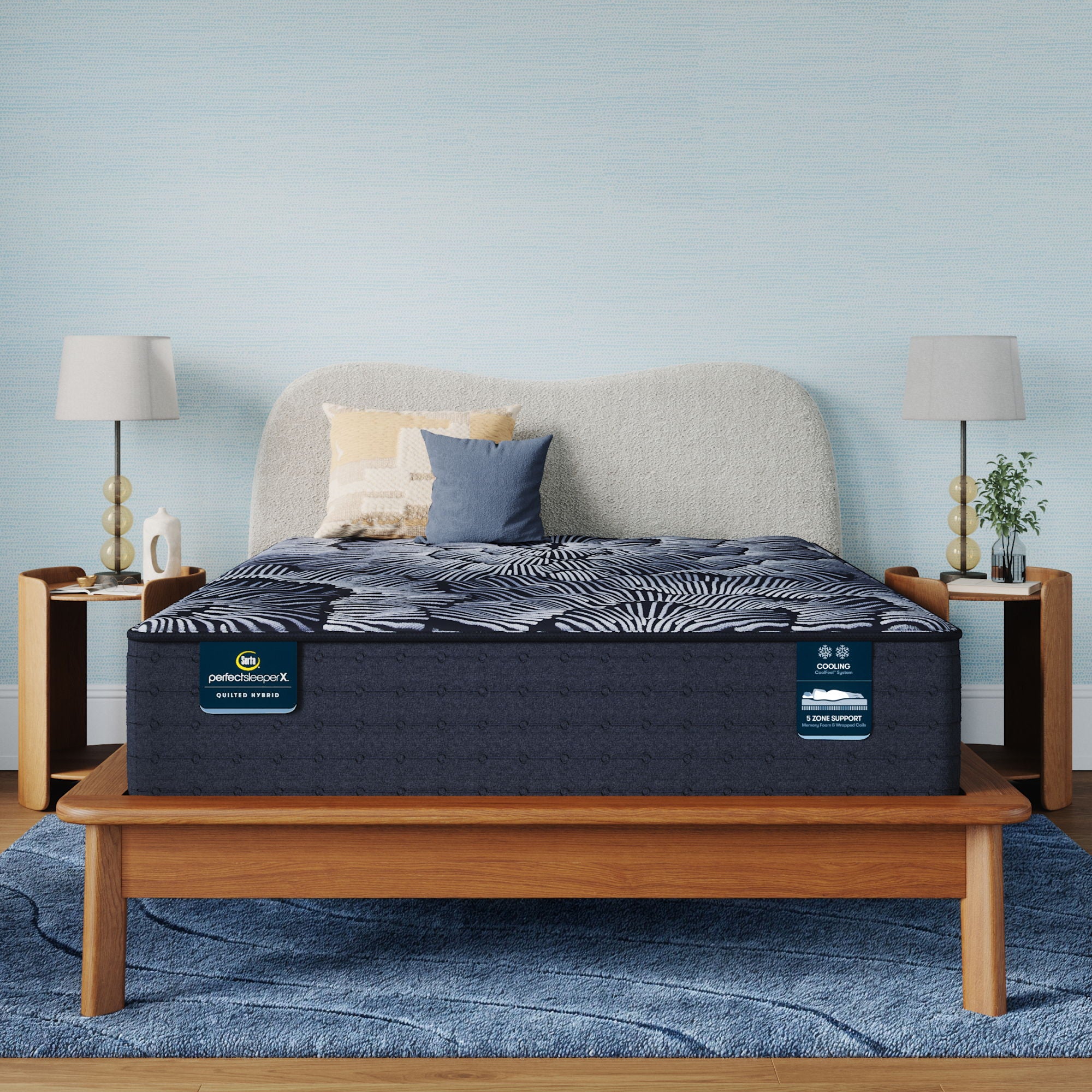 Perfect Sleeper X - 13.75" Knox Hybrid Plush Mattress