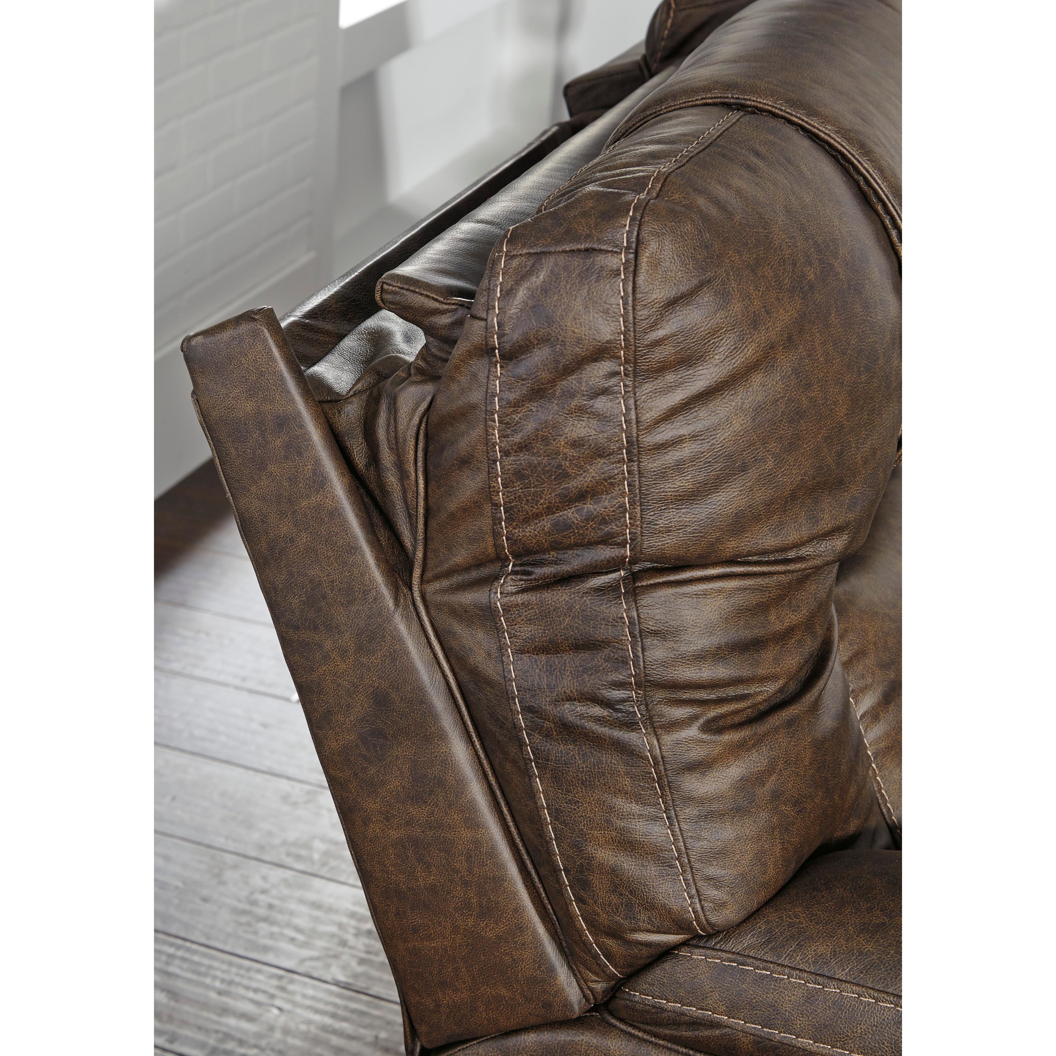 Signature Design by Ashley Wurstrow Power Reclining Leather Match Sofa U5460315 IMAGE 6