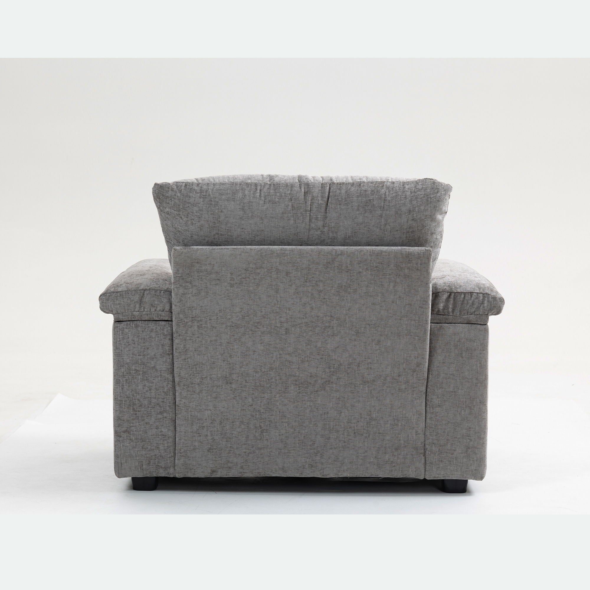 Fabric Sofa Bed With Cupholders And USB Charging Ports Chair For Living Room