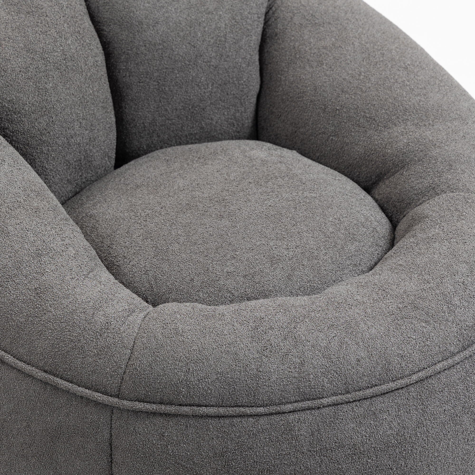Bedding Bean Bag Sofa Chair High Pressure Foam With Footrest
