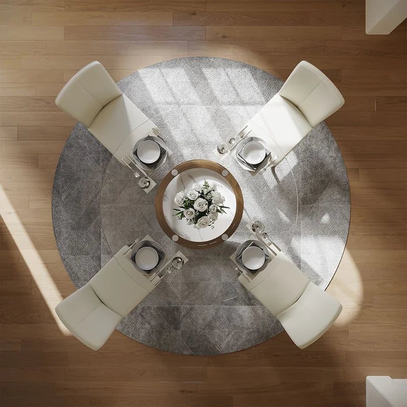 Sami 51" Modern Glass Table