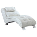 Dilleston Faux Leather Upholstered Tufted Chaise