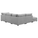 Cambria  Upholstered Modular Sectional Sofa Grey