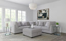 Cambria  Upholstered Modular Sectional Sofa Grey