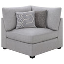 Cambria  Upholstered Modular Sectional Sofa Grey
