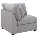 Cambria Upholstered Corner Grey