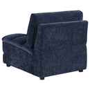 Atlantic 6-piece Upholstered Modular Sectional Sofa Blue