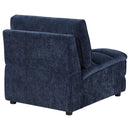 Atlantic 6-piece Upholstered Modular Sectional Sofa Blue