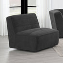 Sunny Upholstered Armless Chair Natural