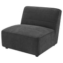 Sunny Upholstered Armless Chair Natural