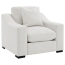 Ashlyn  Upholstered Track Arm Sofa Set Sand