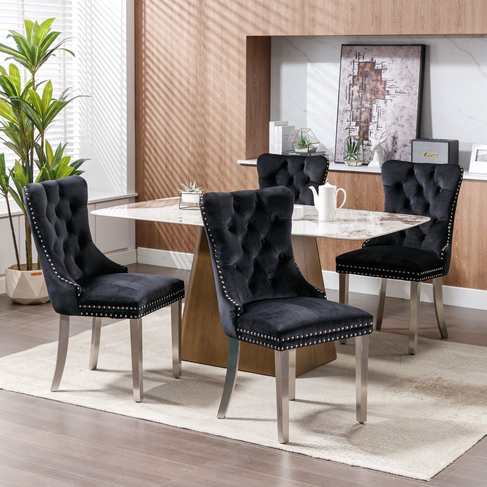 Nikki - Contemporary Upholstered Dining Chair (Set of 2)
