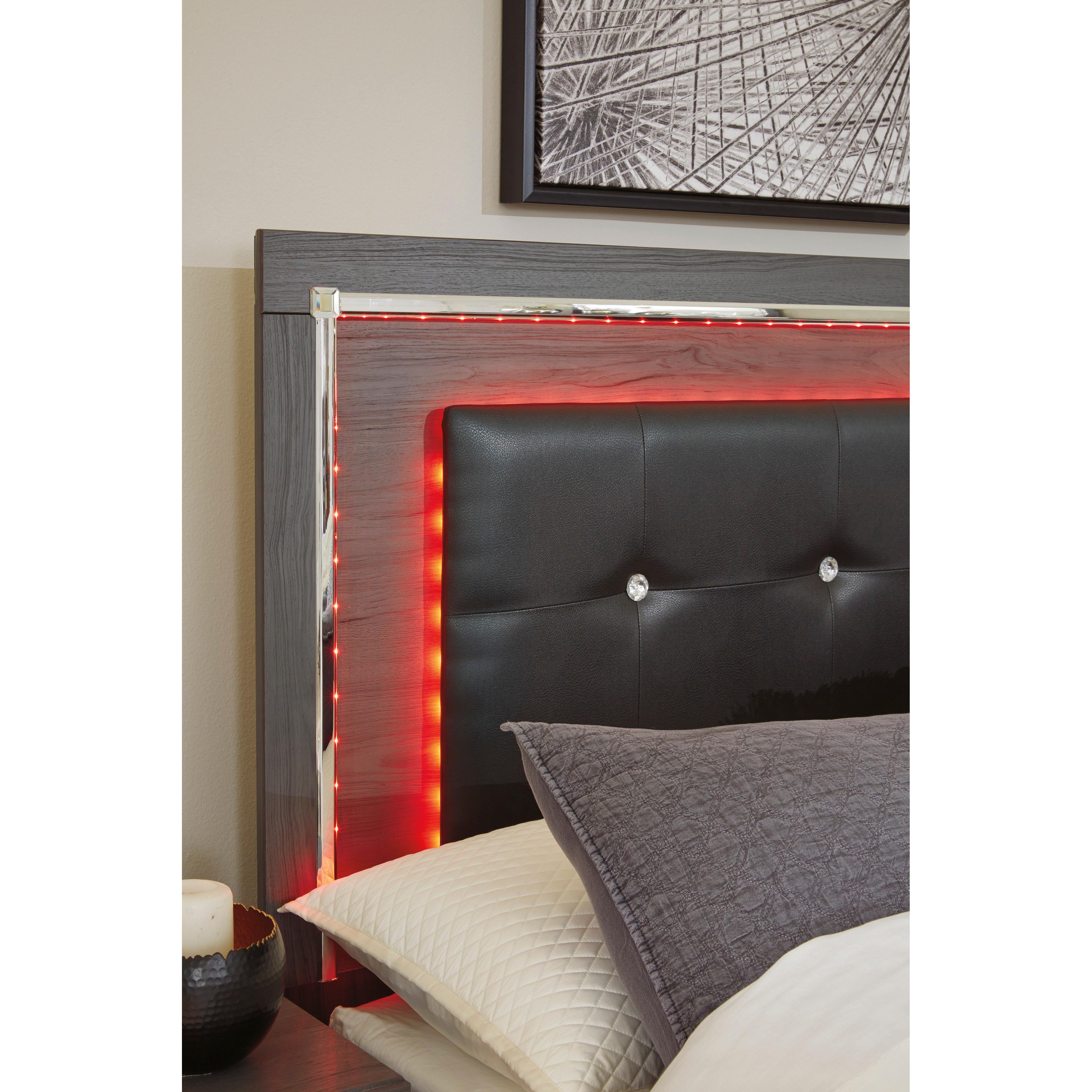 Signature Design by Ashley Lodanna Queen Upholstered Panel Bed B214-57/B214-54/B214-96 IMAGE 4