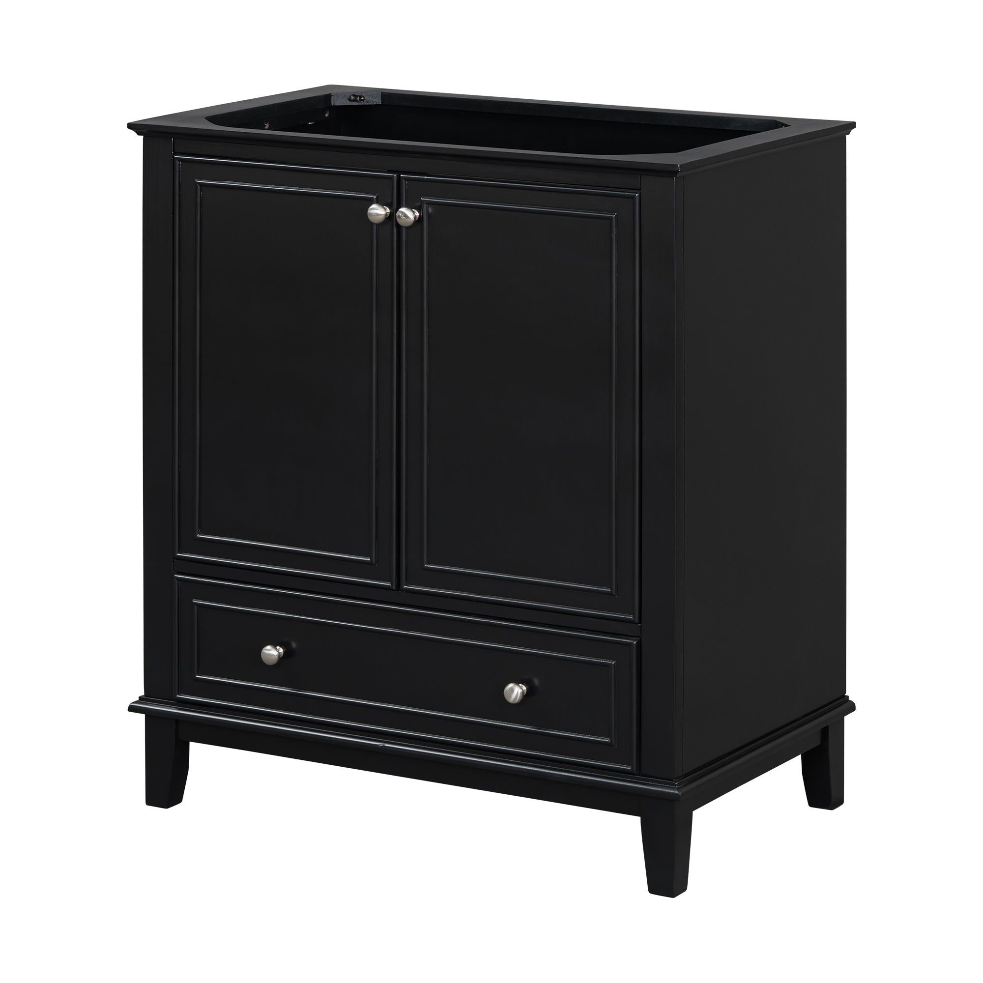 Modern Bathroom Vanity Base Only With Doors And Drawer