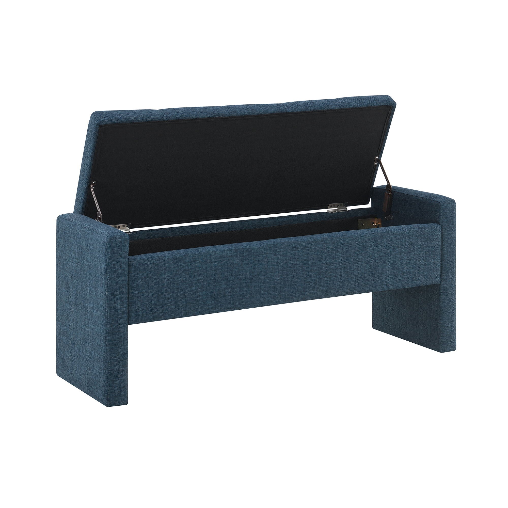 Modern Upholstered Large Bed End Bench With Storage