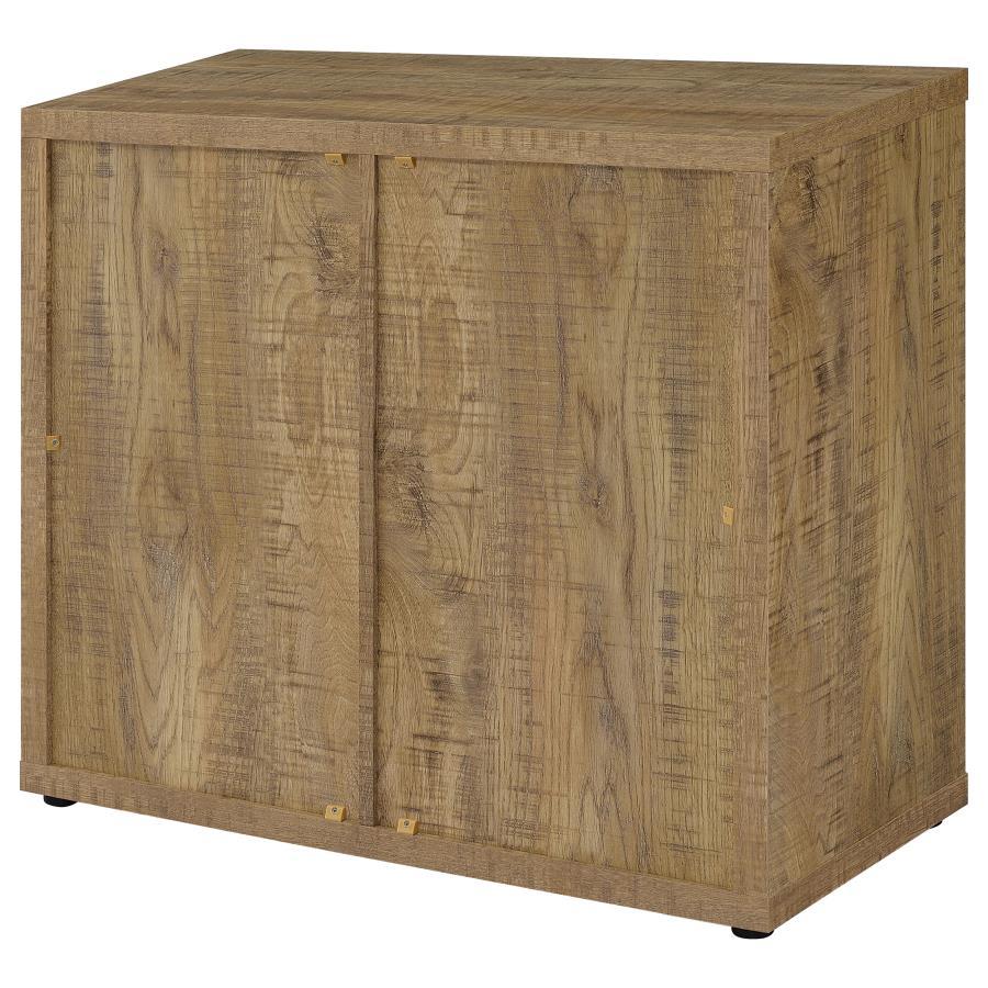 Pepita - 2 Door Engineered Wood Accent Cabinet - Mango Brown