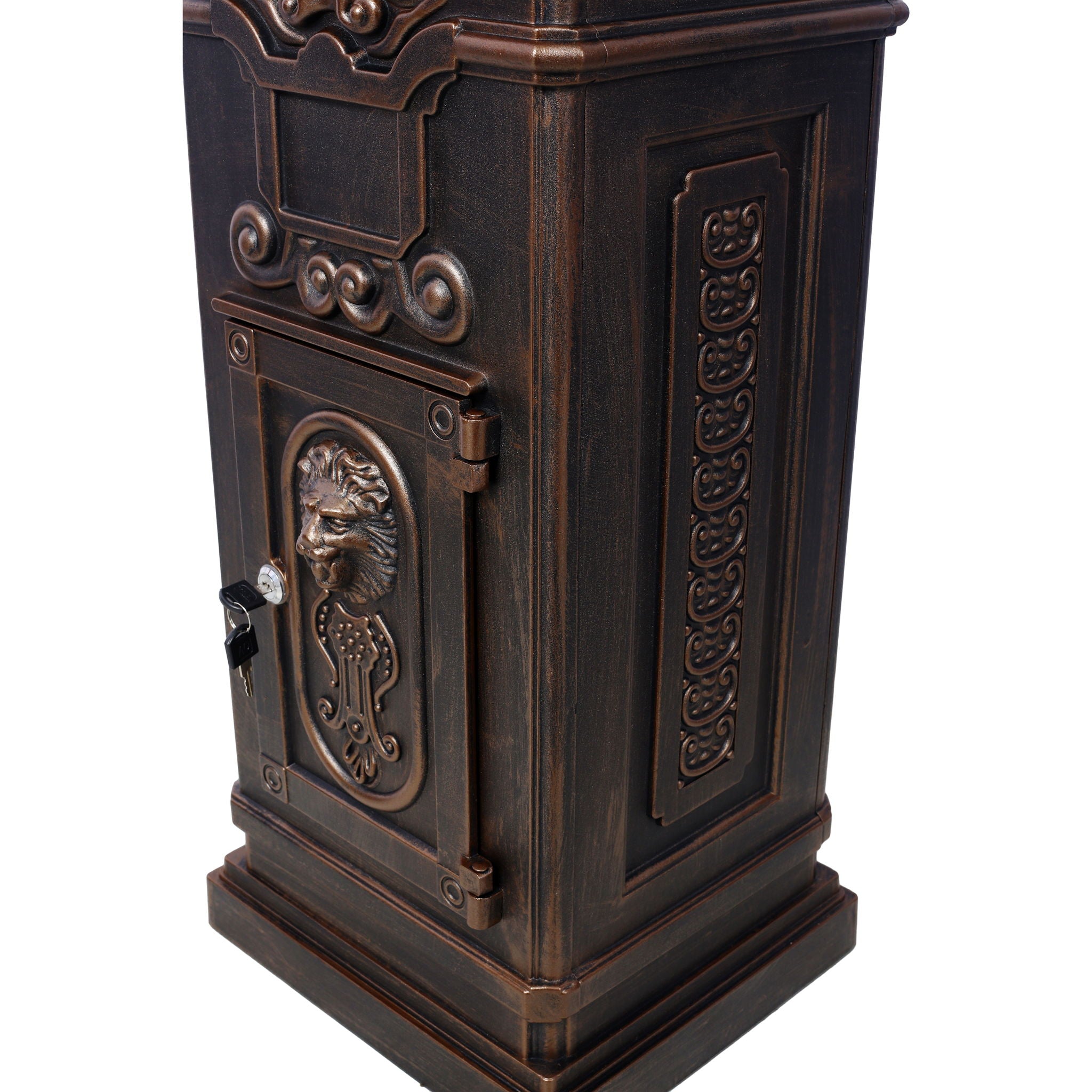Mailboxs Residential Large-Capacity Letter Box, Rainproof Postbox Statue