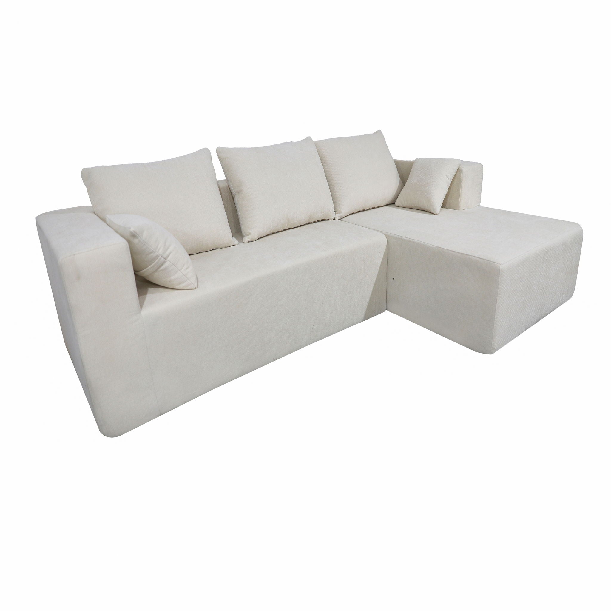 Modular Corner Sofa With Soft Fabric