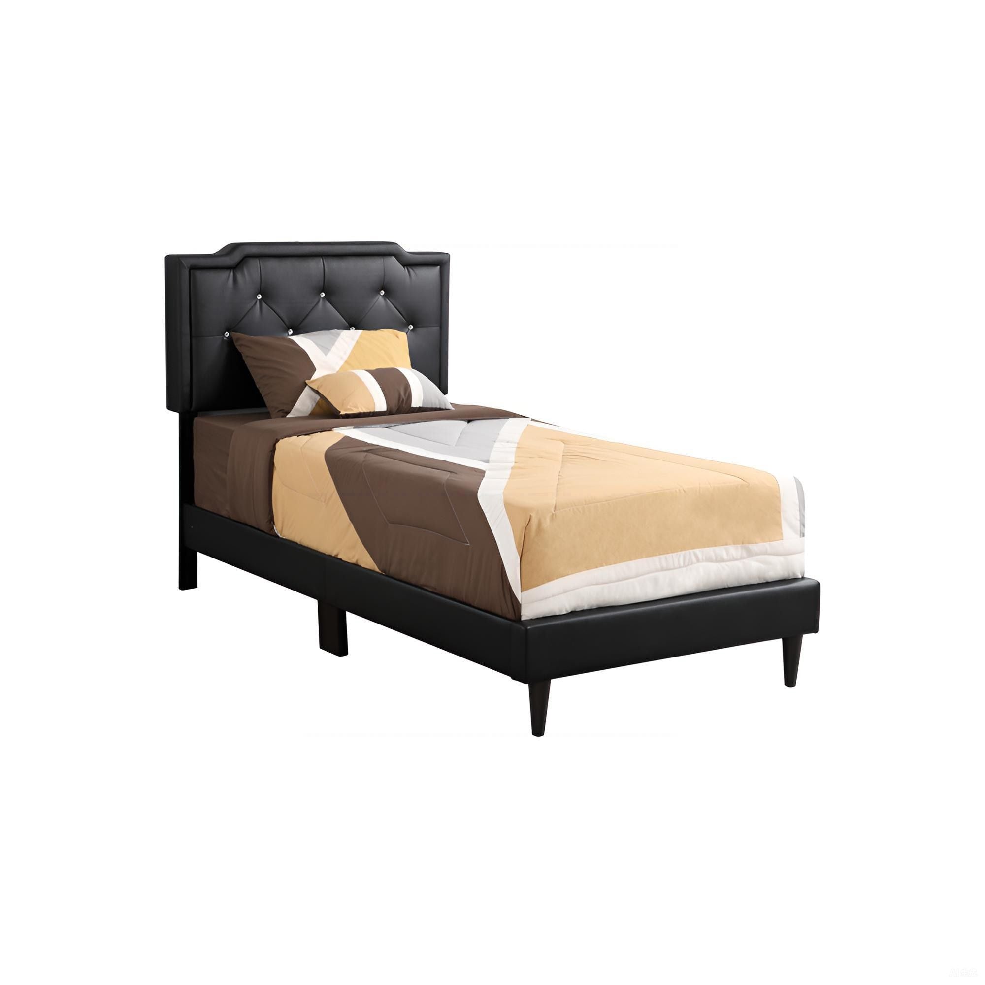 Button Tufted Bed Charming For Cozy Spaces