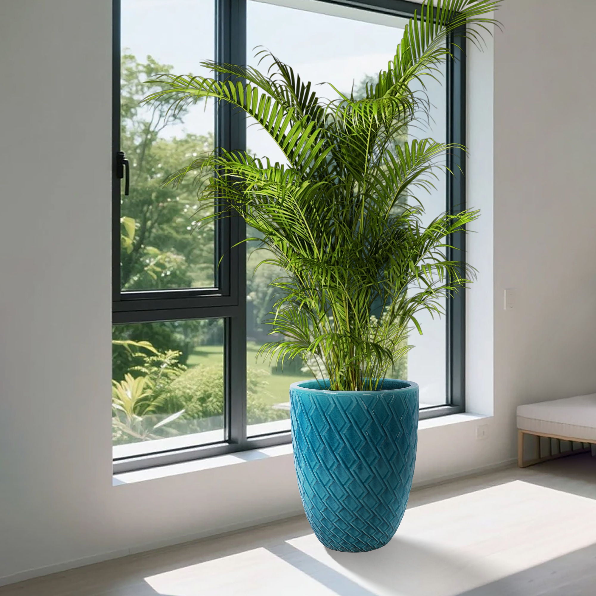 Ceramic Flowerpot, Planter For Patio, Garden, Windowsill