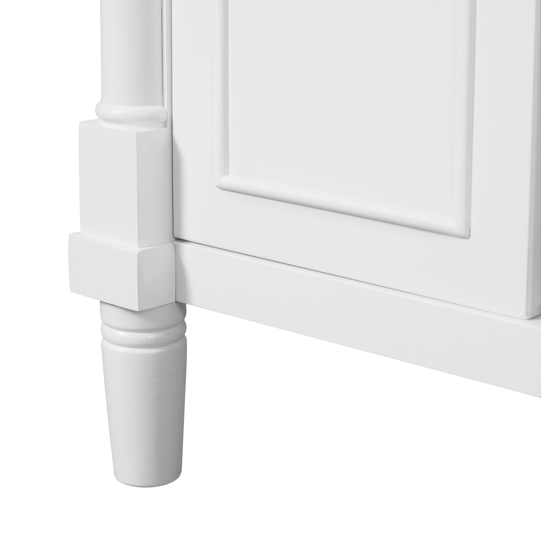 Bathroom Vanity With Integrated Sink, 2 Door Cabinet, Single Sink For Small To Medium Bathrooms
