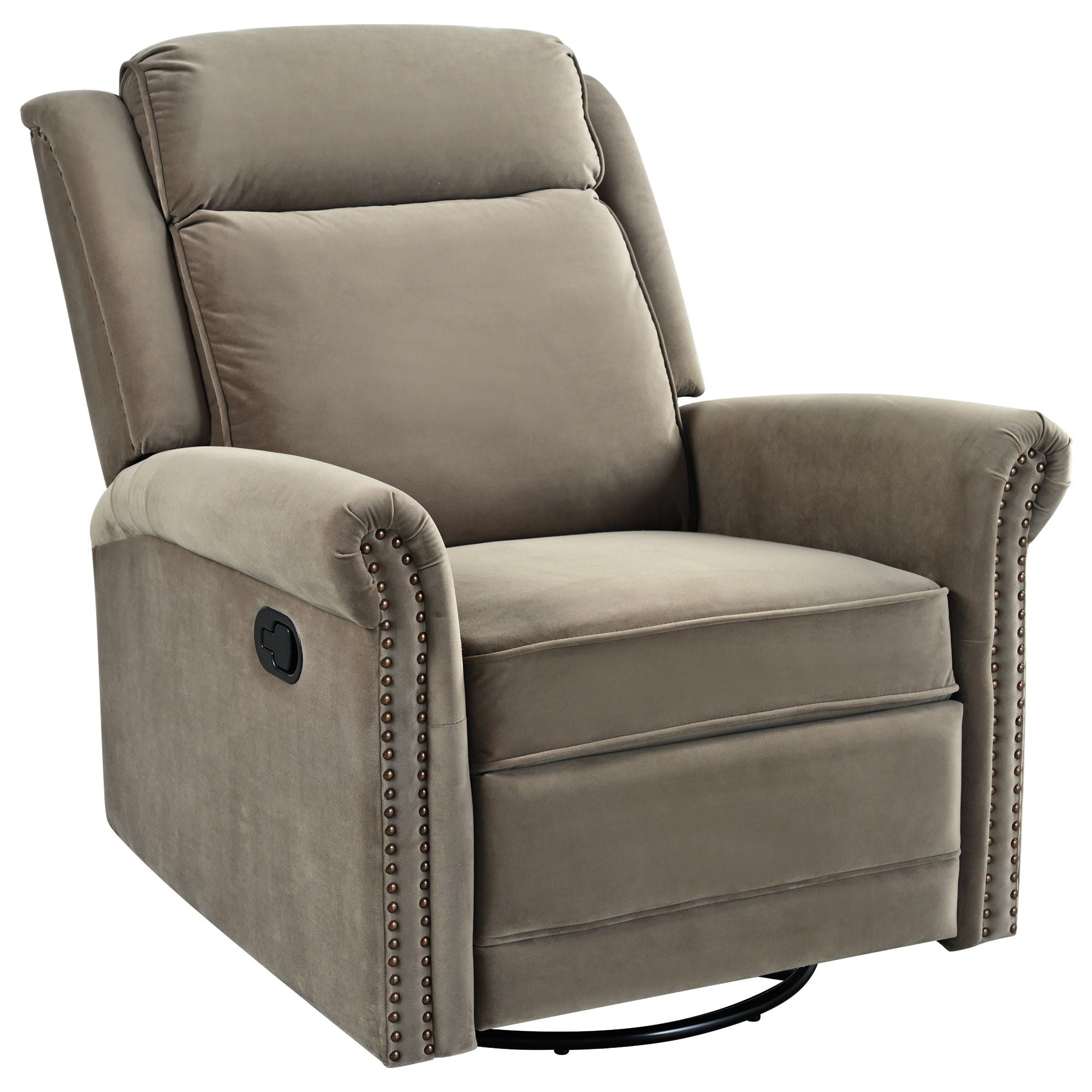 360 Degrees Swivel Recliner Manual Rocking Recliner Home With Adjustable Backrest