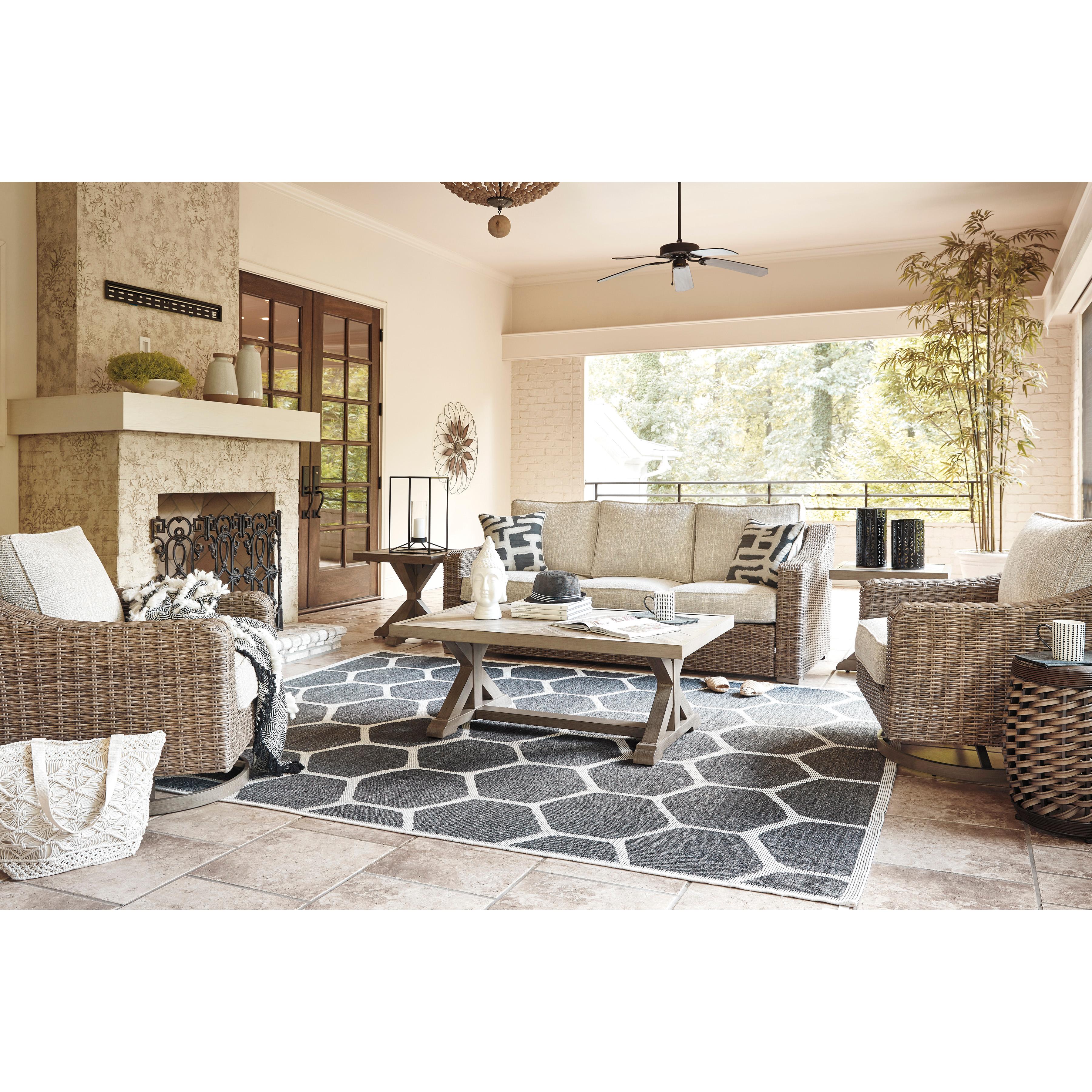 Signature Design by Ashley Beachcroft P791-821 Swivel Lounge Chair IMAGE 6