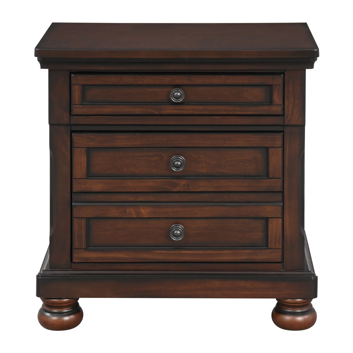 Cumberland - Nightstand, Hidden Drawer - Brown