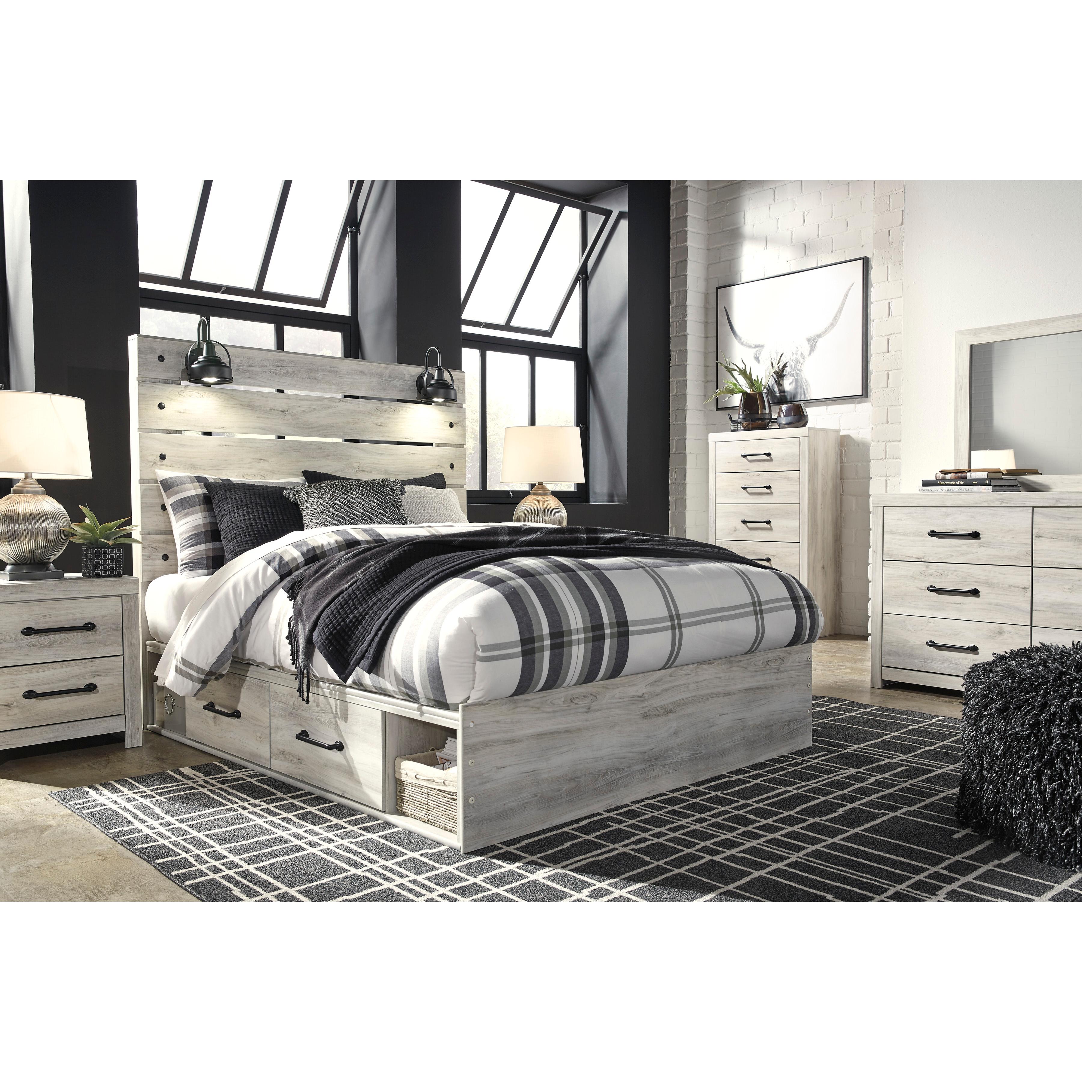 Signature Design by Ashley Cambeck Queen Panel Bed with Storage B192-57/B192-54/B192-60/B192-60/B100-13 IMAGE 8