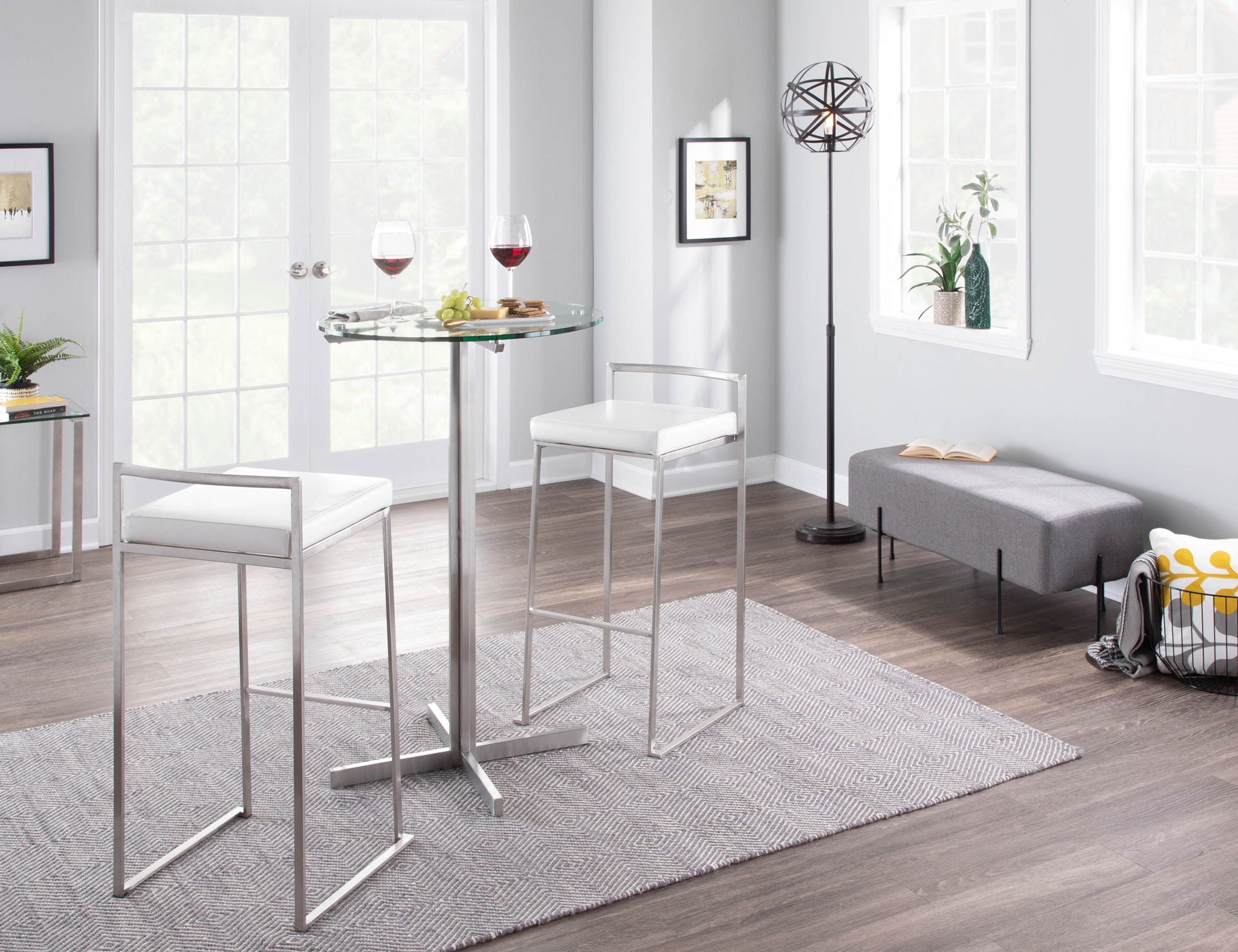 Fuji - Contemporary And Elegant Design Stackable Barstool