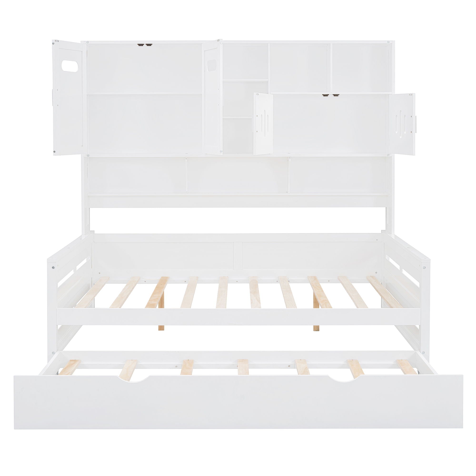 Daybed & All-In-One Cabinet And Shelf