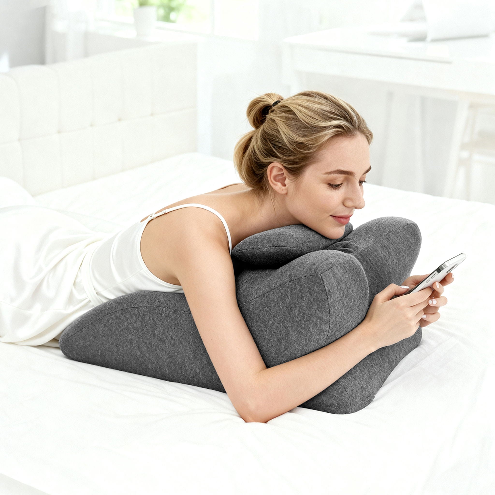 Ergonomic Spinal Posture Support Bed Pillow