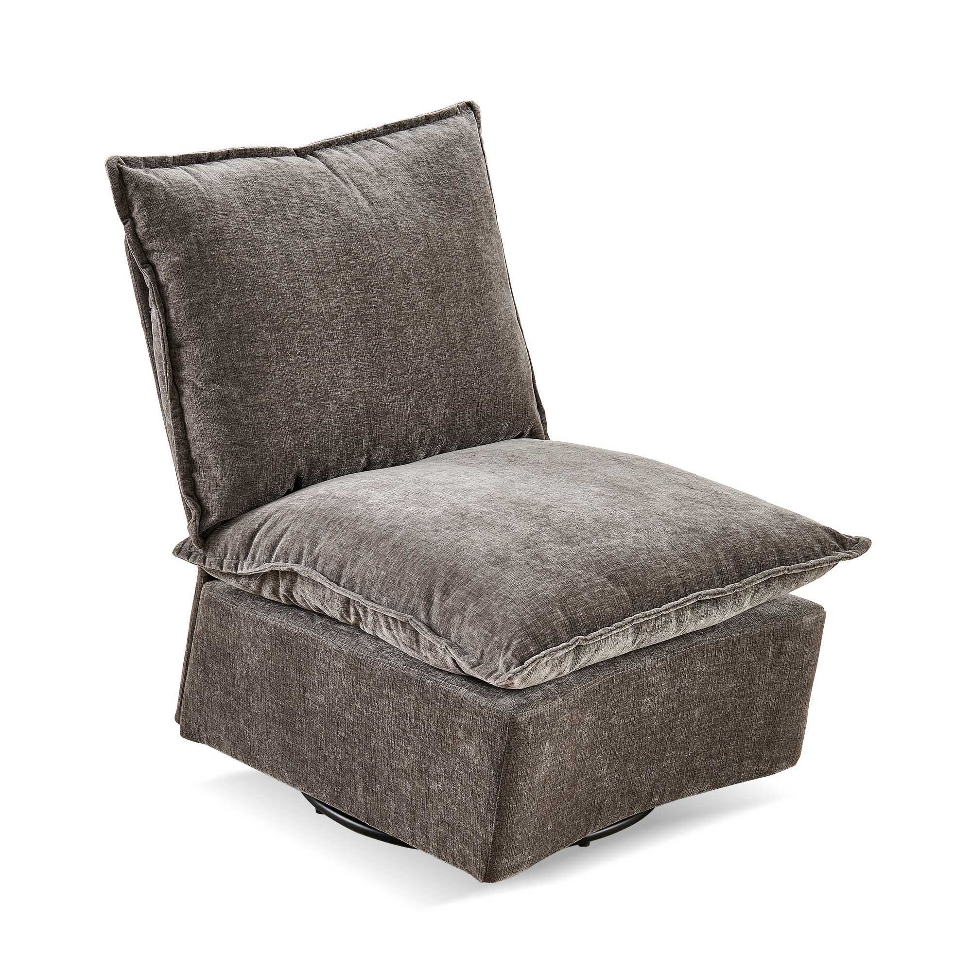 Detachable Single 360 Swivel Rocking Rocker, 360 Swivel Sofa Chair & Single Sofa Lounge, Comfortable Seating For Living Room & Bedroom Sofa 1 Piece