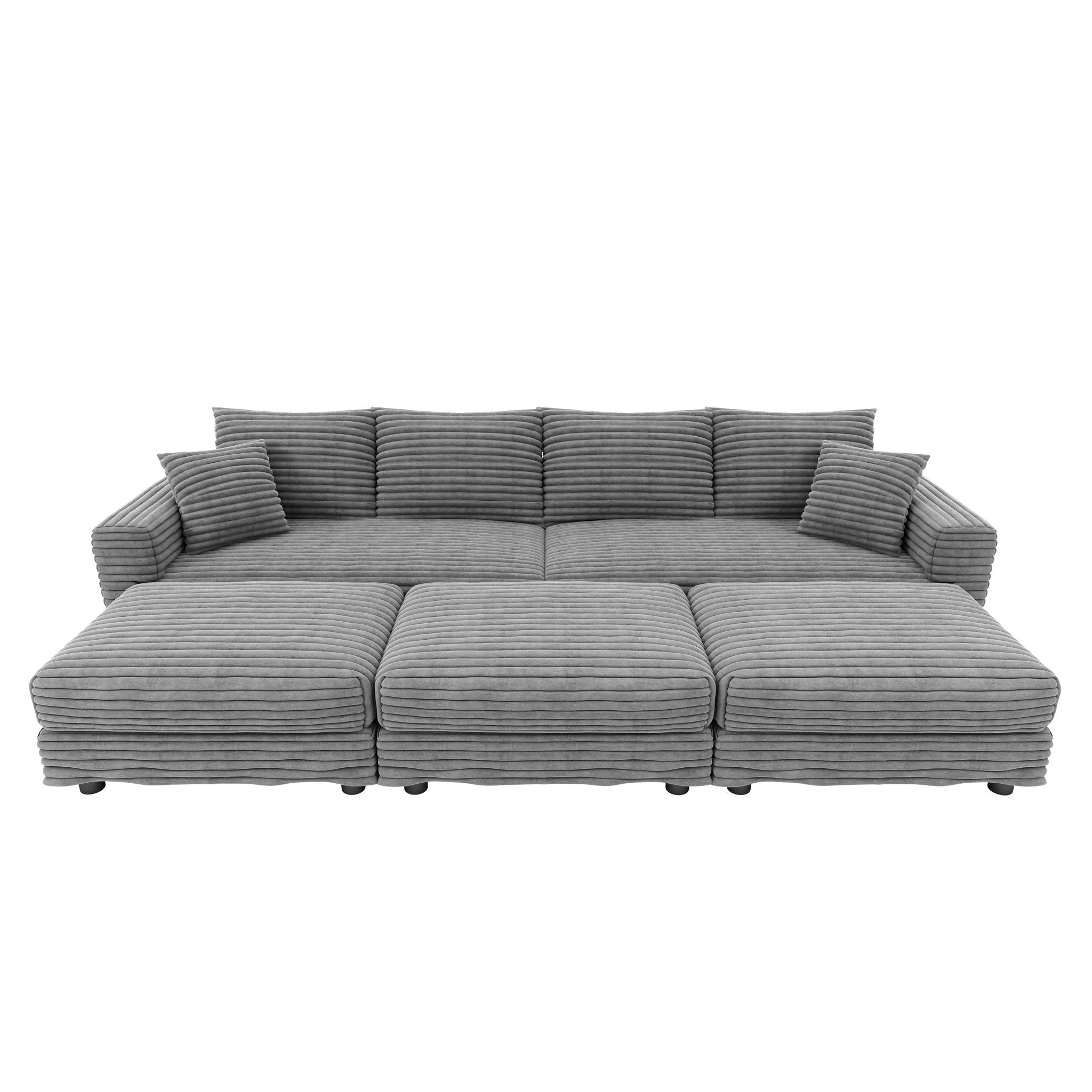 Modern Comfy Upholstered Sofa Cloud Couch & Deep Seat Couches