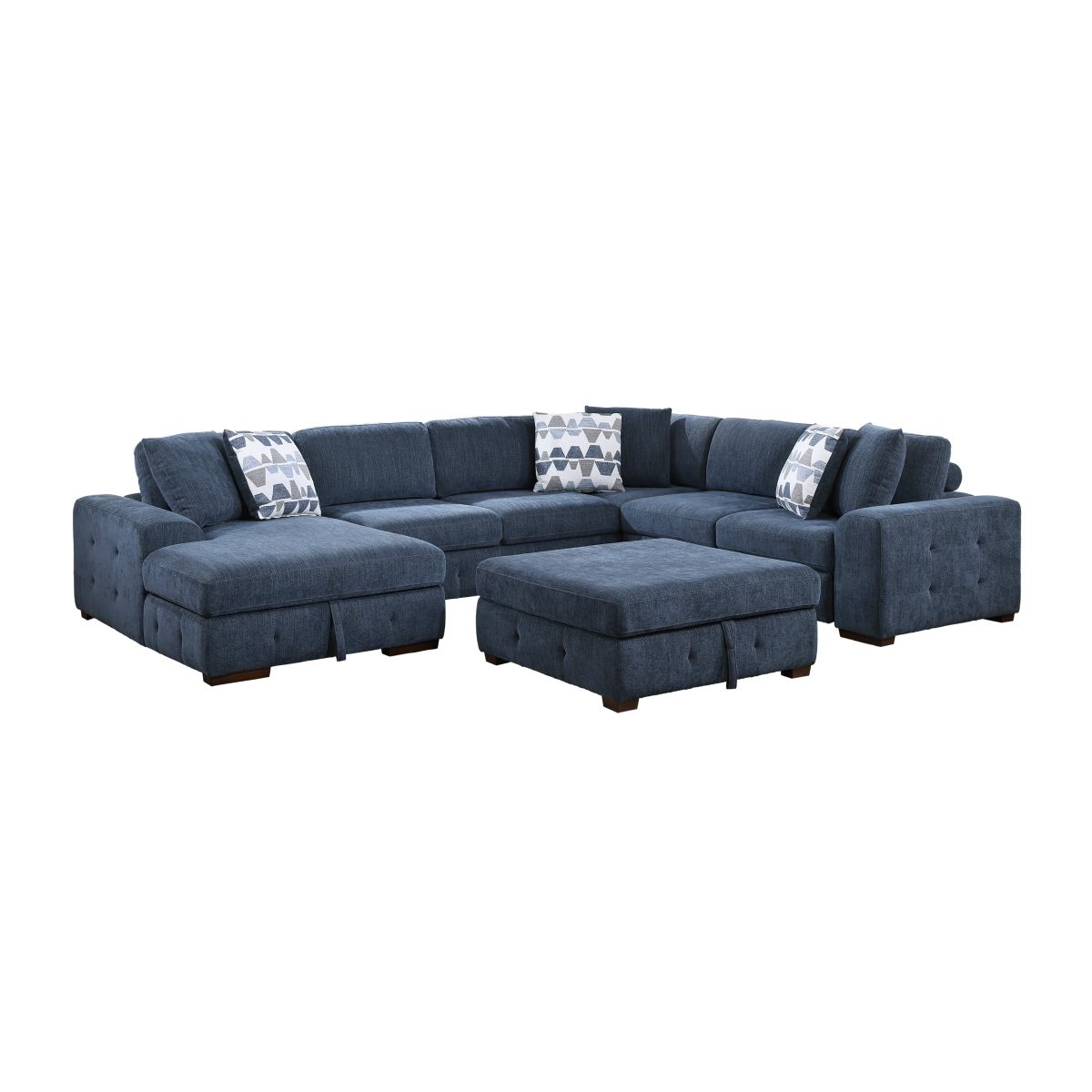 Raife - Sectional With Ottoman