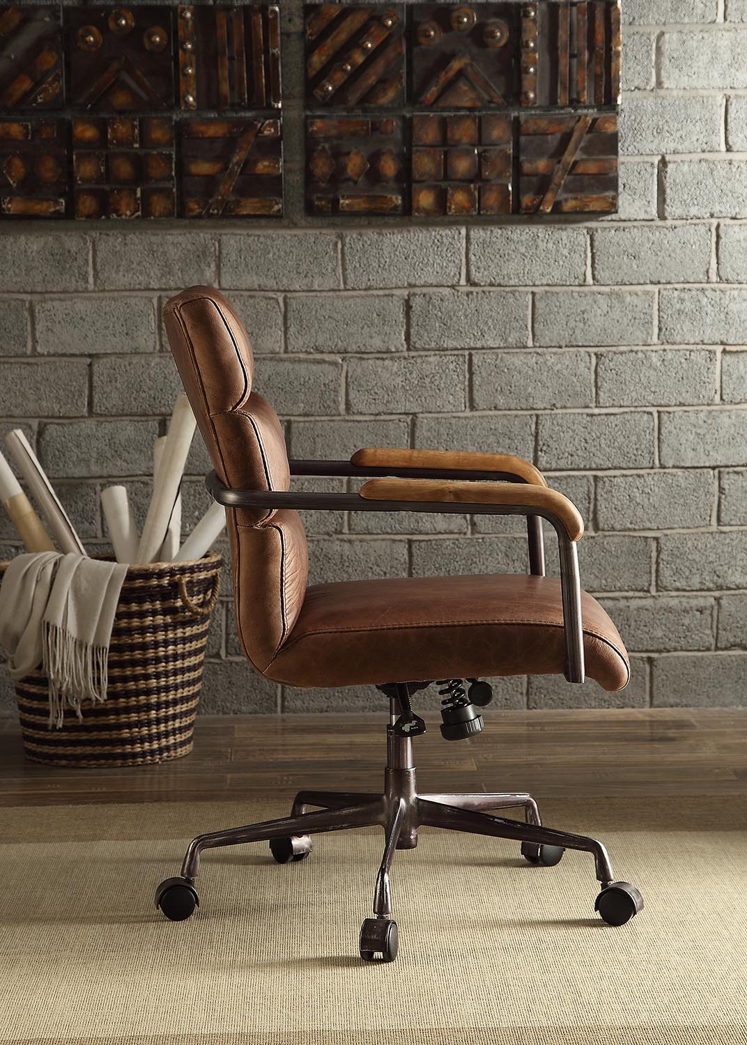 Harith - Retro Top Grain Office Chair