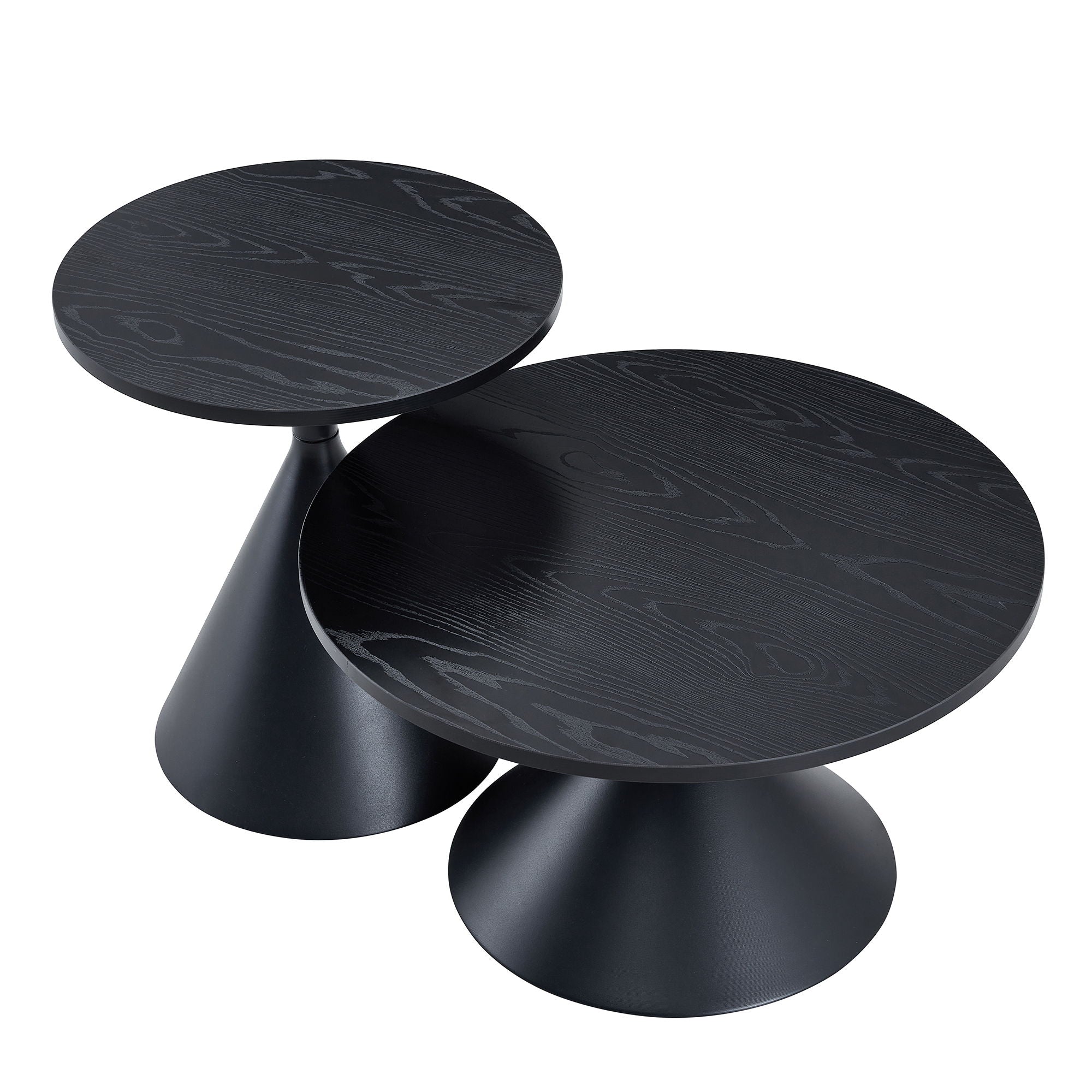 2 Piece Coffee Round Table Set