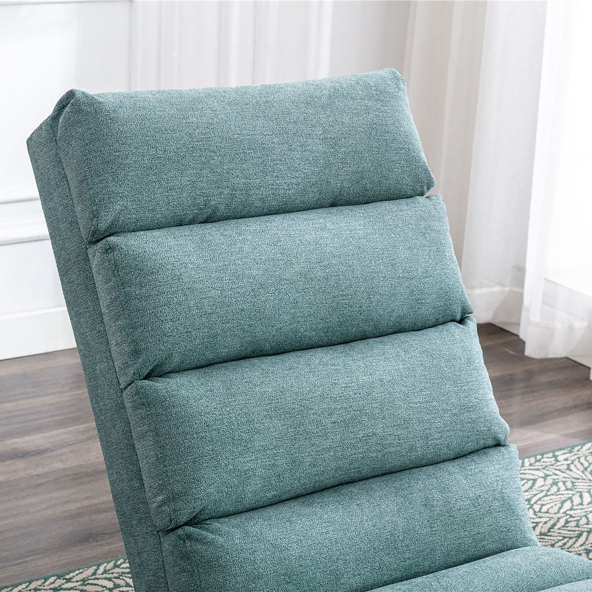 Massage Chaise Lounge Indoor With Remote Control, Ergonomic Electric Massage Lounger