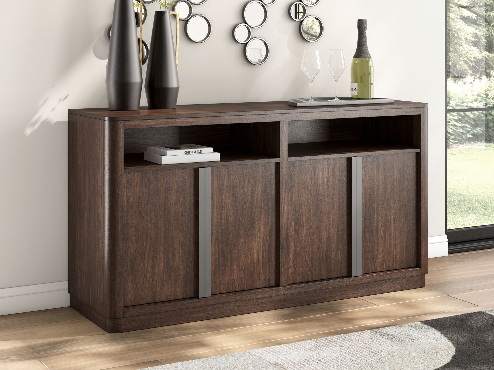 Dilenno - Dining Room Server - Dark Brown