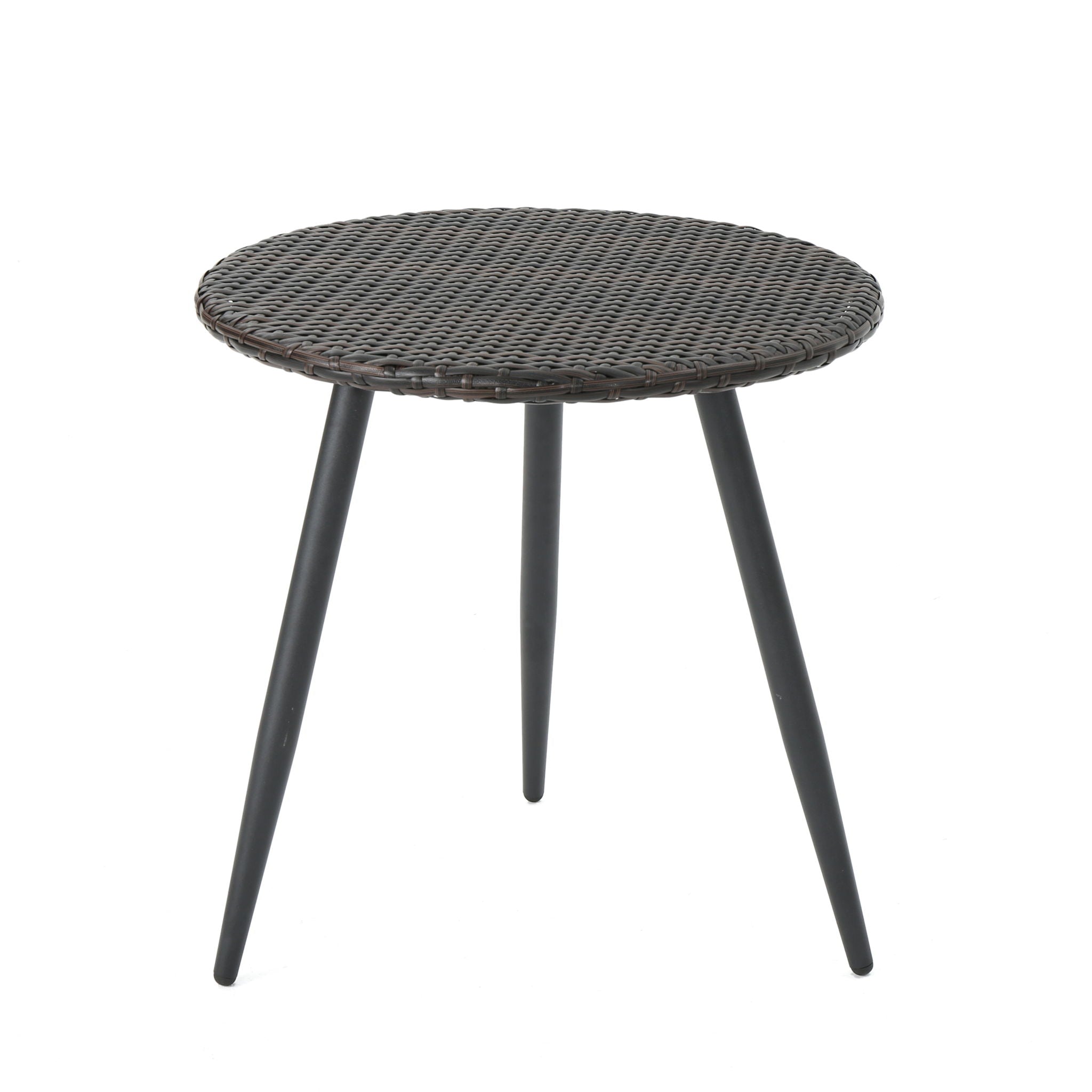 Kenneth - 3 Pieces Chat Set Outdoor Furniture - Brown Multi