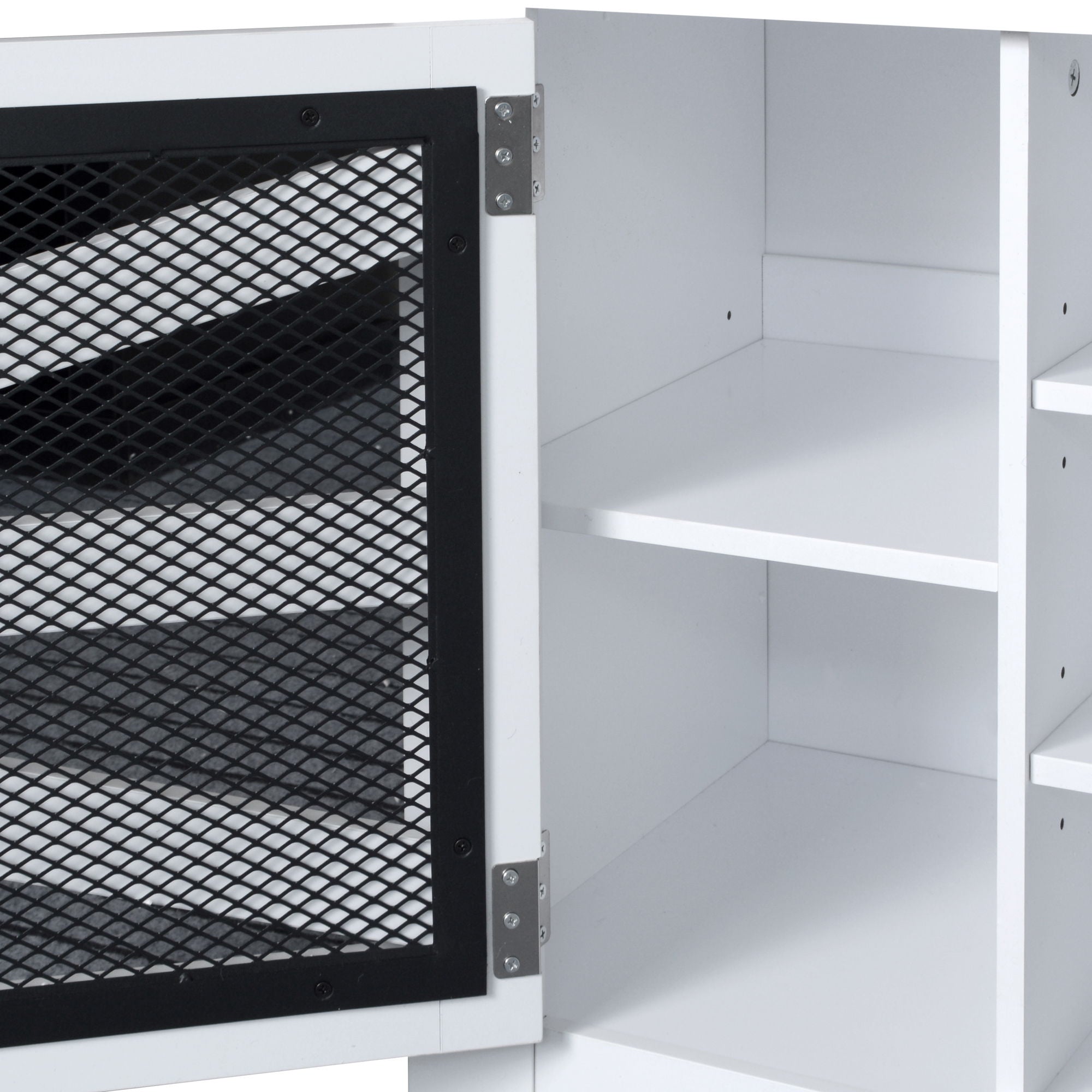 Entryway Bench With Coat Rack, 3 In 1 Design And Adjustable Shelves