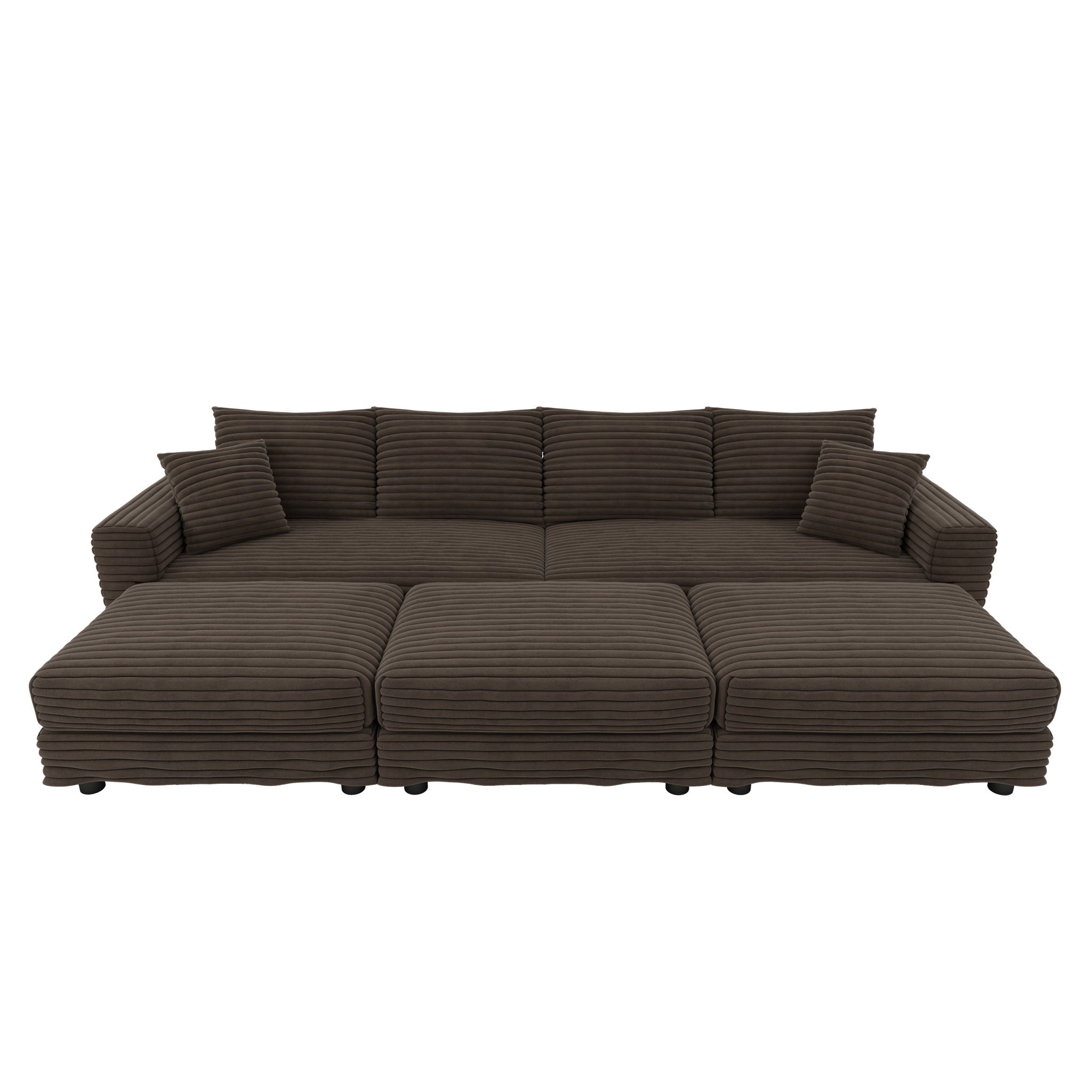 Modern Comfy Upholstered Sofa Cloud Couch & Deep Seat Couches