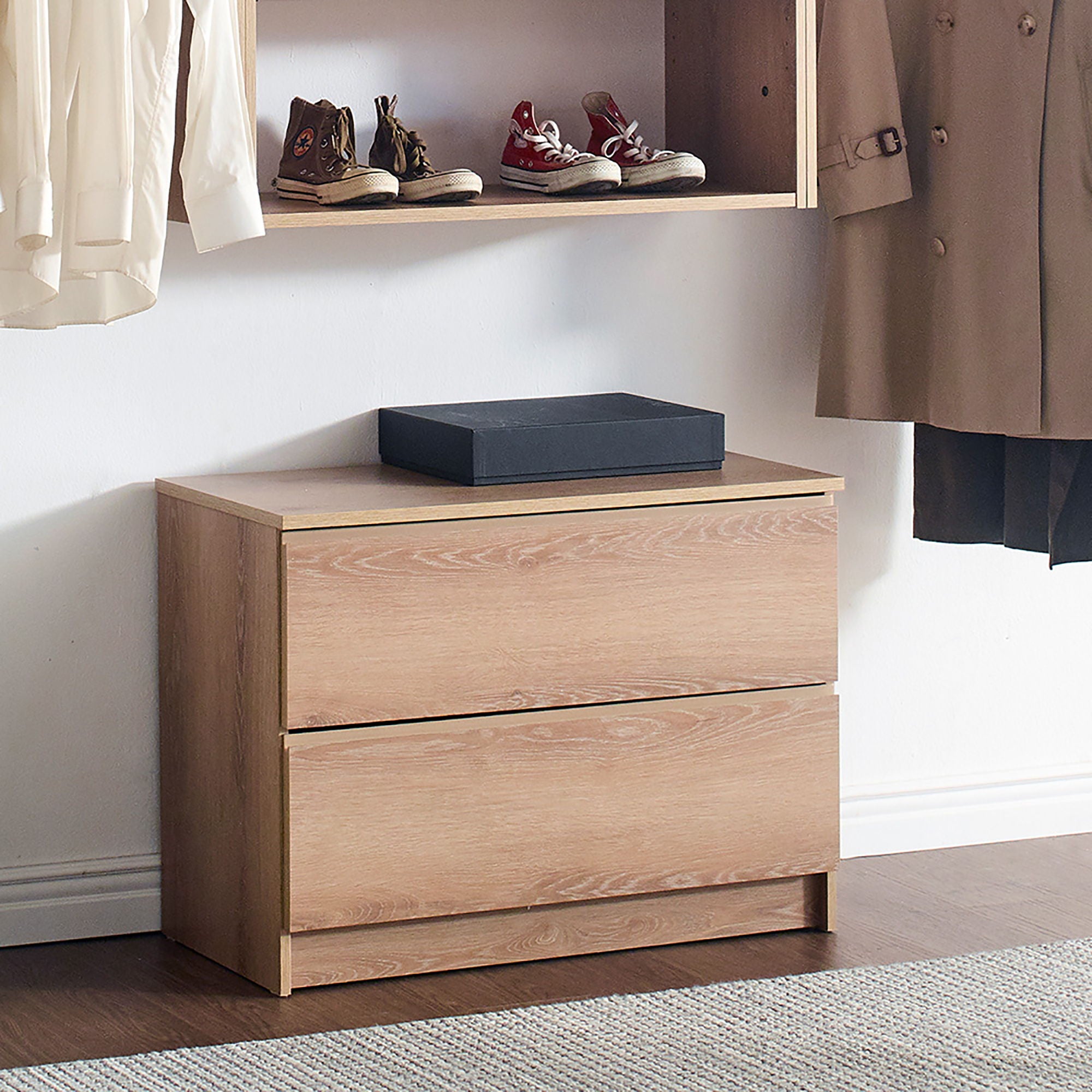 Devi - Wall Mounted Closet System With Modular Units