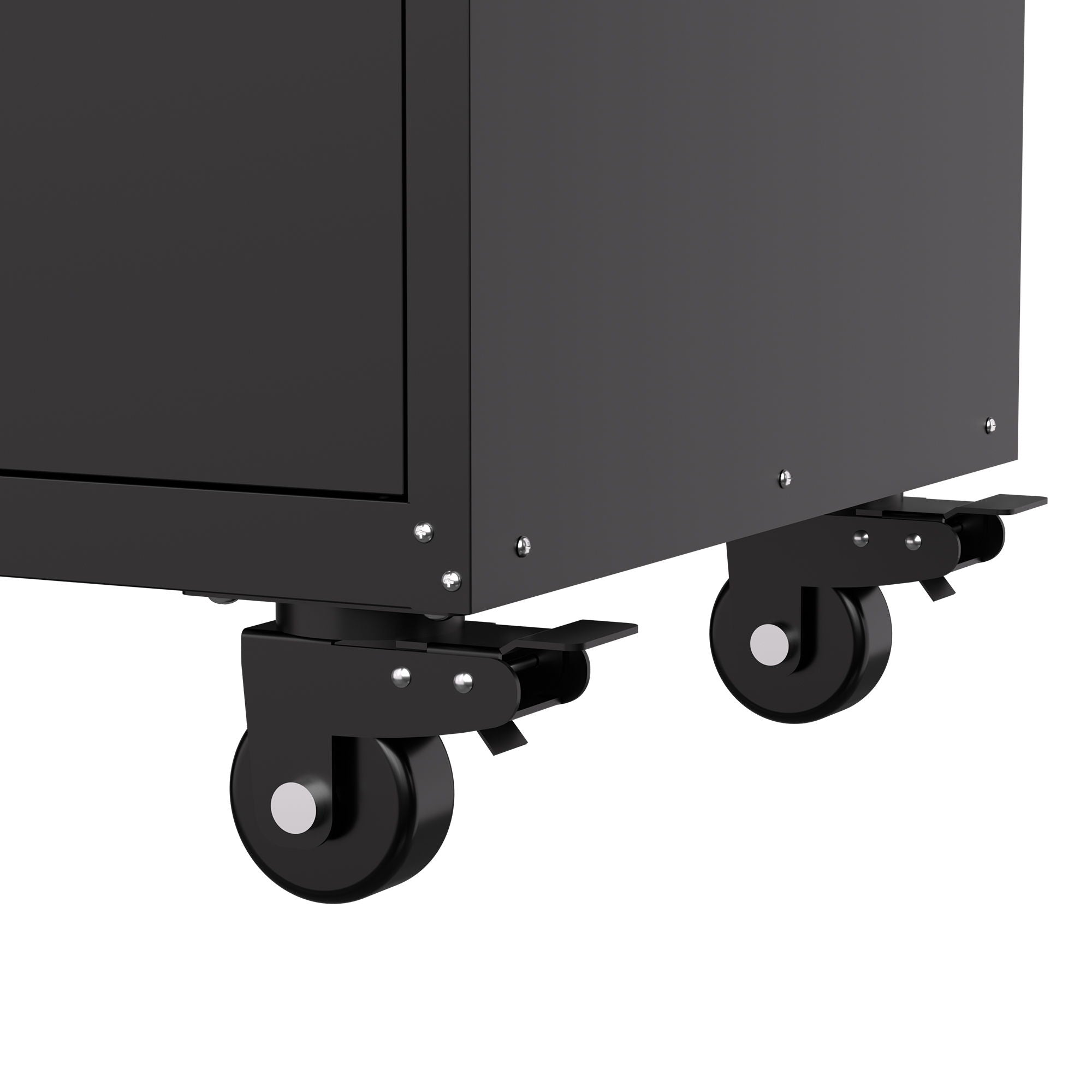 Rolling Tool Cabinet Heavy Duty Garage Storage With Lockable Doors & Drawers