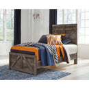 Signature Design by Ashley Wynnlow B440B16 Twin Crossbuck Panel Bed IMAGE 6