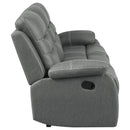 Nolan  Upholstered Sofa Set Charcoal